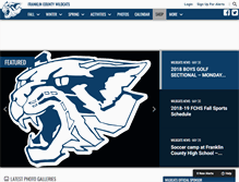 Tablet Screenshot of franklincountyathletics.com